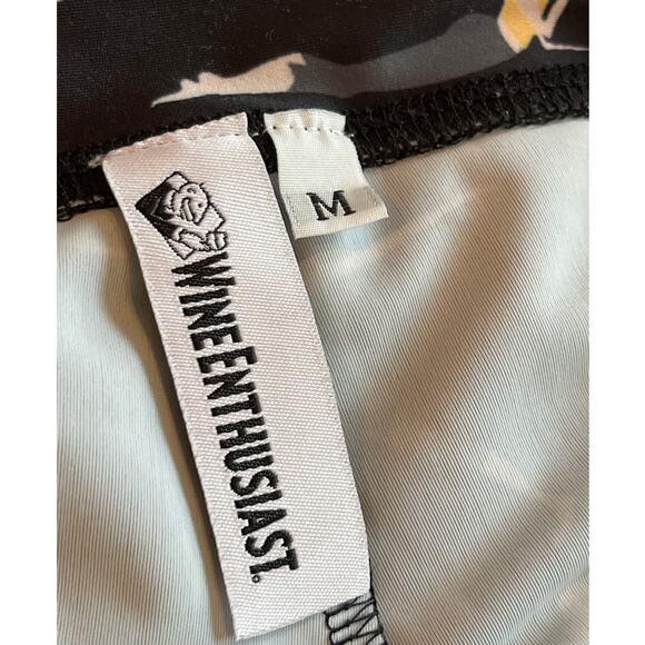 WINE ENTHUSIAST Leggings Knit Women Sz M Slightly Used - Picture 7 of 7